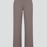 Damenweite-Hosen mit Hoher Taille und Seitentaschen