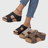 Damen Orthopädische Sandalen mit Reißverschluss vorne für den Sommer