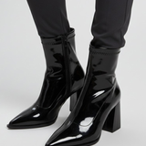 Damen Stiefeletten mit niedrigem Blockabsatz