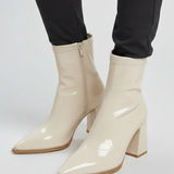 Damen Stiefeletten mit niedrigem Blockabsatz