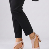 Damen Open-Toe High Heels mit Cut-Out-Obermaterial und hohem Absatz