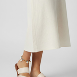 Damen Slip-On Sandalen mit Schnallenriemen