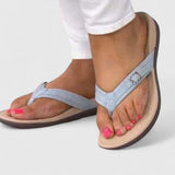 Damen Orthopädische Flip-Flop Sandalen mit Verstellbarem Schnallenverschluss für den Sommer