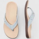 Damen Orthopädische Flip-Flop Sandalen mit Verstellbarem Schnallenverschluss für den Sommer