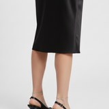 Damen Slingback-Absätze mit spitzem Zeh und Schnallen-Detail
