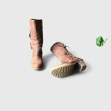 Damen Orthopädische Stiefel bis zur Wadenmitte mit seitlichem Reißverschluss für ganztäglichen Komfort