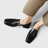 Damen Orthopädische Low-Heeled Loafer mit Slip-On Design für ganztägigen Komfort