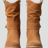 Damen Reißverschluss-Stiefel mit rutschfester Sohle