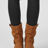 Damen Reißverschluss-Stiefel mit rutschfester Sohle