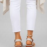 Damen Wedge Sandalen mit verstellbaren Riemen und offener Zehenpartie