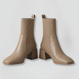 Damen Stiefeletten mit Blockabsatzdesign für den Herbst