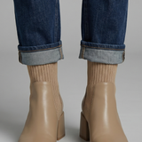 Damen Stiefeletten mit Blockabsatzdesign für den Herbst
