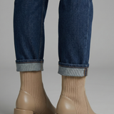Damen Stiefeletten mit Blockabsatzdesign für den Herbst