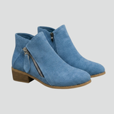 Damen Stiefeletten mit seitlichem Reißverschluss für den Herbst