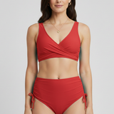 Bikini-Set für Frauen mit Haltertop und hoher Taille
