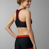 Damen Bikini Set mit Haltertop und Shorts