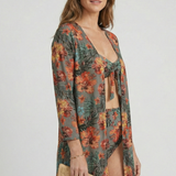 Damen Bikini-Set mit Bindetop und Cover-Up