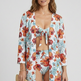 Damen Bikini-Set mit Bindetop und Cover-Up