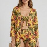 Damen Bikini-Set mit Bindetop und Cover-Up