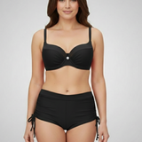 Damen Bikini-Set mit Unterbrust-Top und Bindeshorts