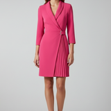 Damen Blazer Kleid mit Reverskragen und geradem Saum