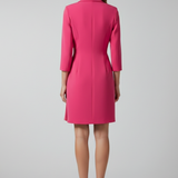 Damen Blazer Kleid mit Reverskragen und geradem Saum