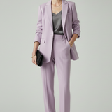 Damen Blazer Set mit definierter Form und geraden Hosen