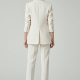Damen Blazer Set mit definierter Form und geraden Hosen