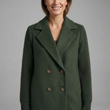 Damen Blazer mit Reverskragen und Knopfverschluss