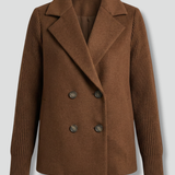 Damen Blazer mit Reverskragen und Knopfverschluss