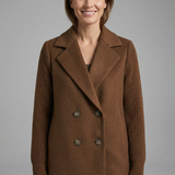 Damen Blazer mit Reverskragen und Knopfverschluss