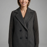 Damen Blazer mit Reverskragen und Knopfverschluss