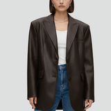 Damen Blazer mit Reverskragen und Frontverschluss