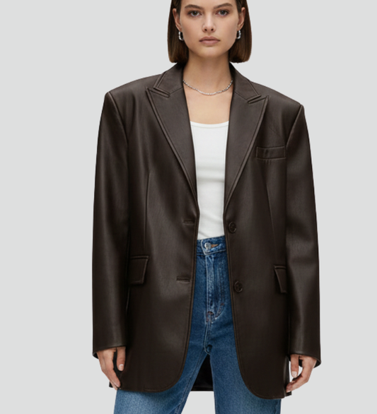 Blazer für Damen mit Reverskragen und Knopfleiste vorne