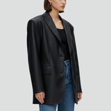 Damen Blazer mit Reverskragen und Frontverschluss