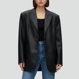 Damen Blazer mit Reverskragen und Frontverschluss