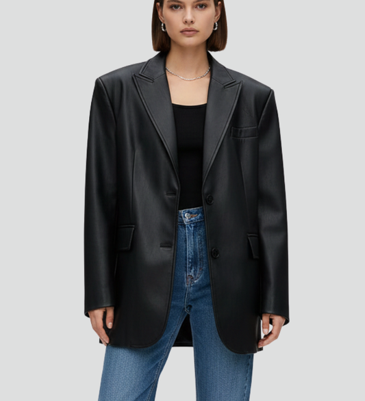 Blazer für Damen mit Reverskragen und Knopfleiste vorne