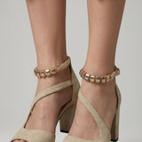Damen Blockabsatzsandalen mit verstellbarem Riemen und stabiler Sohle