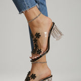Damen Blockabsatzsandalen mit gepolsterter Innensohle