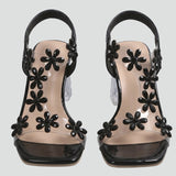 Damen Blockabsatzsandalen mit gepolsterter Innensohle