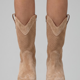 Damenstiefel mit niedrigem Blockabsatz für den Herbst