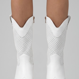 Damenstiefel mit niedrigem Blockabsatz für den Herbst