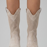Damenstiefel mit niedrigem Blockabsatz für den Herbst