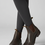 Damen Chelsea-Stiefel mit elastischen Einsätzen und Zugschlaufen
