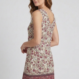 Damenkleid mit V-Ausschnitt und ärmellosem Schnitt