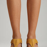 Damen Flache Sandalen mit Gepolstertem Fußbett und T-Riemen