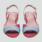 Damen Flache Sandalen mit Niedrigem Absatz und Gepolsterter Innensohle