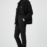 Damen Fleecejacke mit Knöpfen und großzügigen Taschen