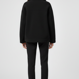 Damen Fleecejacke mit Knöpfen und großzügigen Taschen