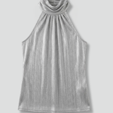 Damen-Haltertop mit Rundhalsausschnitt und ärmellosem Design